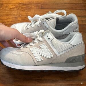 New Balance 574 Nimbus Cloud White
